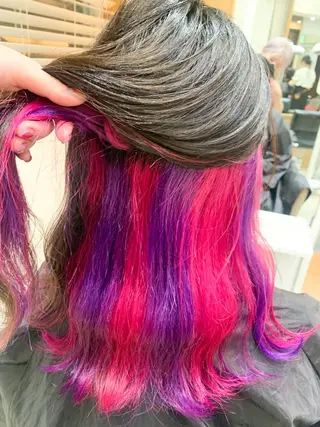 セミロング kva所属・☺︎ RIHOのヘアスタイル