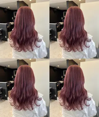 セミロング カラー 💗エクステ/ 艶髪/あおい💗のヘアスタイル