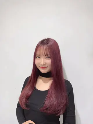 ロング カラー ヘアアレンジ 🎀Girly艶髪カ ラー🎀Harukaのヘアスタイル