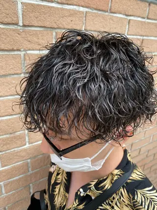 パーマ メンズ メンズブリーチカラー /パーマ ごーた立川のヘアスタイル