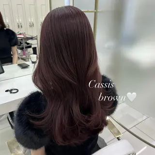 ロング カラー COA GINZA所属・ボブ/前髪/顔周り COAGINZAコモのヘアスタイル