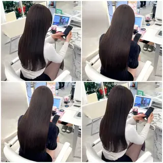 ロング カラー 🇰🇷韓国ヘア🎀 レイヤー🤍MOEのヘアスタイル