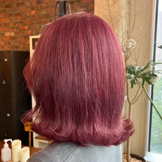 ミディアム カラー Rino kanayama所属・Rino 金山 / 宮澤 萌のヘアスタイル