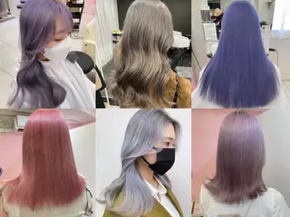 カラー 💎馴染むエクステ ×カラーTOMO💎のヘアスタイル
