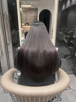 ロング 大宮/透明感カラー＆ 美髪矯正🎀ゆづきのヘアスタイル