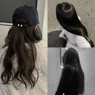 ロング カラー 表参道/透明感カラー /暗髪/ジュキヤのヘアスタイル