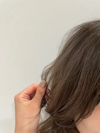 ミディアム ブリーチなし透明感/ レイヤー/天王寺のヘアスタイル