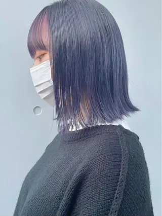 ミディアム もにか🌞原宿/渋谷 🌝ブリーチカラーのヘアスタイル