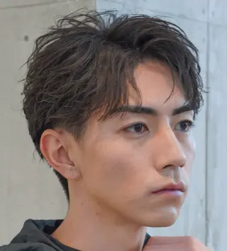 パーマ メンズ 仙台フェザーパーマ/ fifth/遠藤楓雅のヘアスタイル