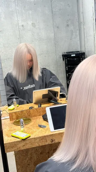 ミディアム SALOWIN 原宿 IL Salice ３F所属・失敗したくない方へ Inoue Kahoのヘアスタイル