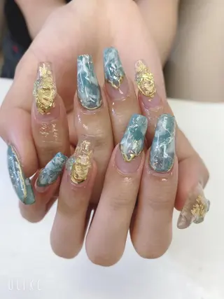 セミロング JNA認定講師🌸 RIEのネイルデザイン