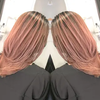 ミディアム カラー ヘアアレンジ アンドウ ユウ/ レイヤーカット/韓国のヘアスタイル