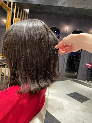 ミディアム 🐺ウルフ/レイヤー カット/高嶋湧大のヘアスタイル