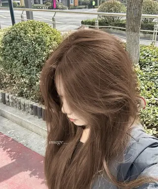 ロング カラー みゆう🎀ショート ボブ×透明感カラーのヘアスタイル