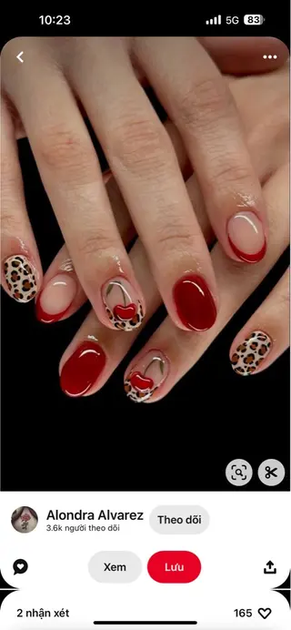 ネイル Jenn Nail_ ヘビのネイルデザイン