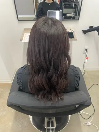 ロング カラー 菅野 萌愛のヘアスタイル