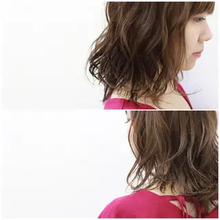 ミディアム カラー Viage （ビアージュ）のヘアスタイル