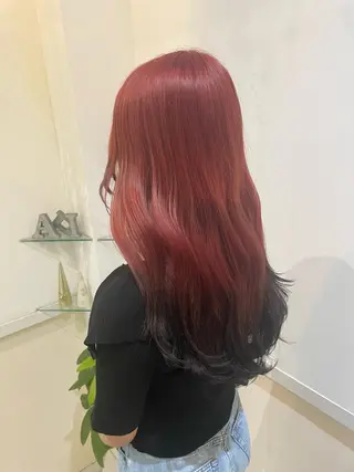 ロング カラー 髪質改善カラー🤍 エクステ✨君島由実子のヘアスタイル