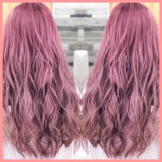 ロング カラー 🫧あ　お🫧 心斎橋のヘアスタイル