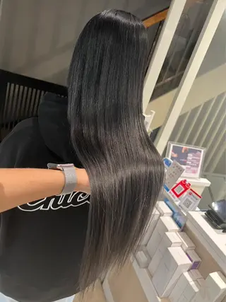 ロング カラー ヘアアレンジ 🔥ハイトーンカラー ギャルNAOKI🔥のヘアスタイル