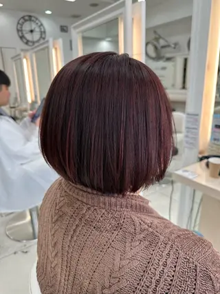 ショート カラー パーマ 伊佐 愛のヘアスタイル