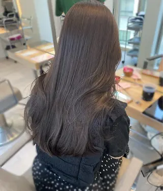 ロング カラー 🖤韓国透明感カラー /渋谷/nana🖤のヘアスタイル