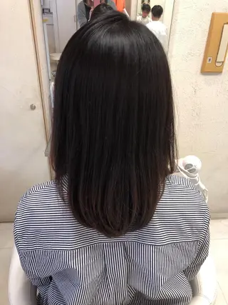 ミディアム 阿部 美咲のヘアスタイル