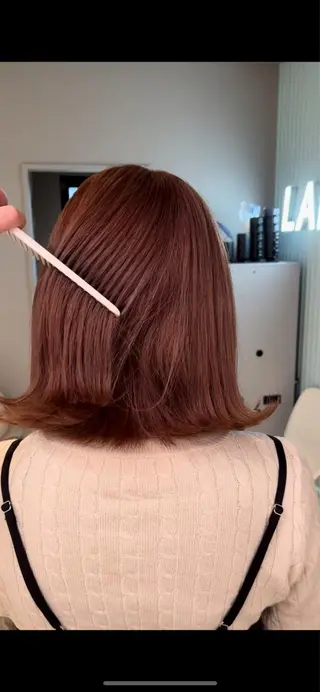 ミディアム カラー ヘアアレンジ 愛されカラー🩷 はるなのヘアスタイル