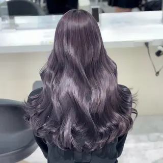 ロング カラー 赤み消し透明感🩶 銀座Ryota🩶のヘアスタイル