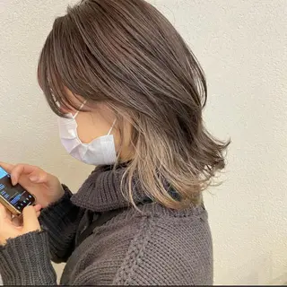 ミディアム 韓国レイヤーカット 🫧大阪梅田レイヤーのヘアスタイル