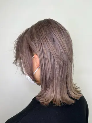 ミディアム カラー 斉藤 翔平のヘアスタイル