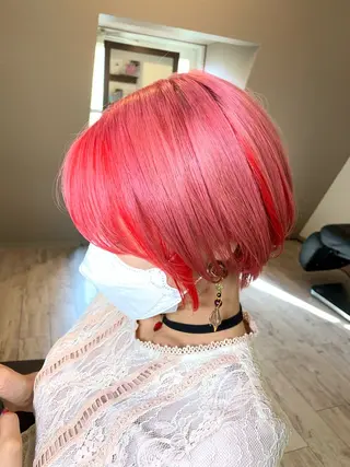 ショート 🍀ケアブリーチ カラー🍀坂井のヘアスタイル