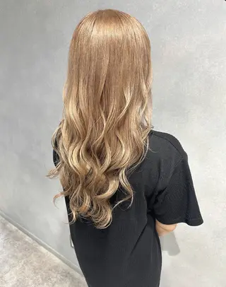 ロング カラー 唐澤 千尋のヘアスタイル