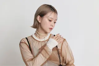 ミディアム hoNua. 栄/透明感カラーのヘアスタイル