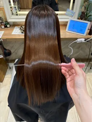 ロング ボブ職人/ボブ縮毛 髪質改善のヘアスタイル