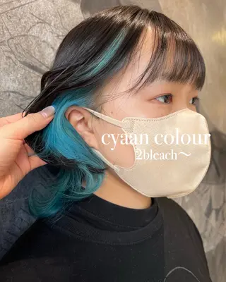 ミディアム カラー Kana 🍋 ハイトーン【高円寺】のヘアスタイル