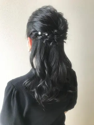 ロング ヘアアレンジ 沢田 瞳のヘアスタイル