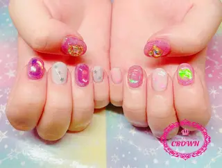 ネイル CROWN プライベートサロンのネイルデザイン