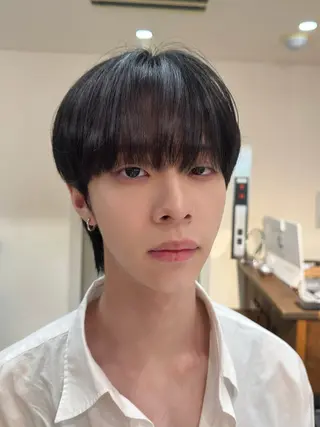 ショート パーマ メンズ ダウンパーマ/韓国 ヘア/ブリーチ/桑本のヘアスタイル