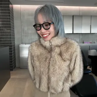 ミディアム Wカラー/ボブ/ カット /Rinoのヘアスタイル