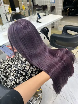 カラー 🥀韓流暖色ヘア 🥀yuzukiのヘアスタイル