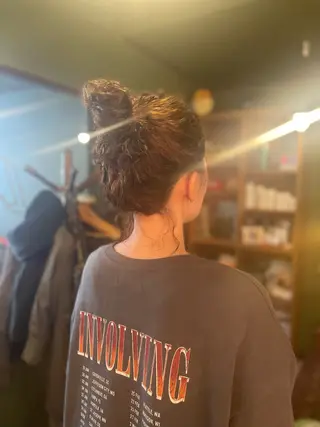 セミロング パーマ ヘアアレンジ PATH-hair. storeのヘアスタイル