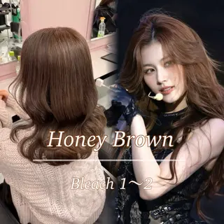 ロング カラー 韓国風トレンドカラー 🩶RINA🩶のヘアスタイル