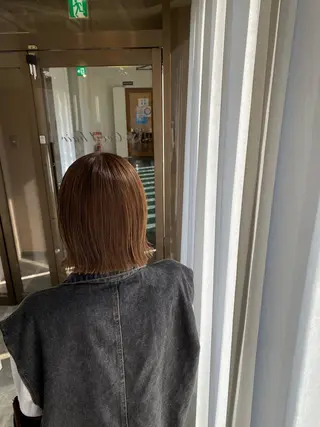 ミディアム カラー ヘアアレンジ cecil hair 難波店所属・髪質改善透明感カラー /SHOGO☀️のヘアスタイル