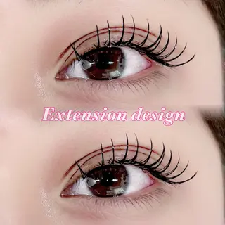 マツエク・マツパ Lucia 麻生のマツエク・マツパデザイン