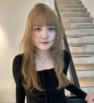 カラー ハイトーン/レイヤー /senaのヘアスタイル