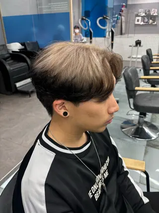 ショート カラー メンズ メンズパーマ/韓国 ヘア/Mino🤍のヘアスタイル