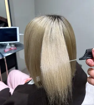 ミディアム 平日カットモデル 高岡/山崎開世のヘアスタイル