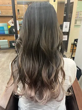 ロング カラー 艶髪矯正/髪質改善 カイトのヘアスタイル