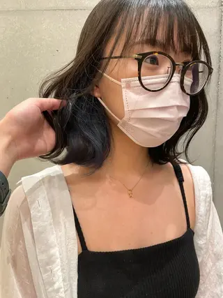 ミディアム カラー Asti  blanche所属・ショート/ブリーチ mizuki🐋のヘアスタイル